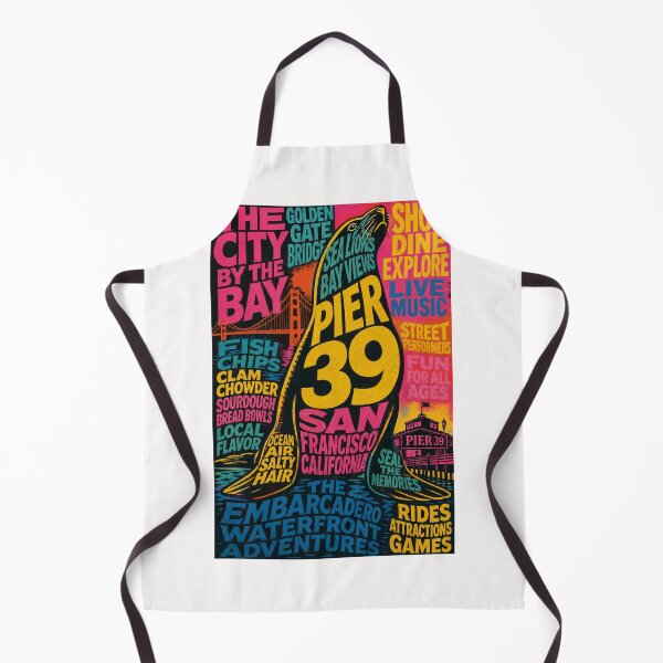 Item preview, Pier 39 San Francisco California Embarcadero Waterfront Adventures designed and sold by Places On Earth.
