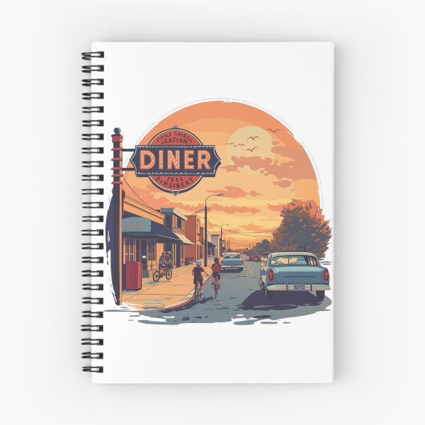 Item preview, Diner, Retro designed and sold by RisingWolfStudio.
