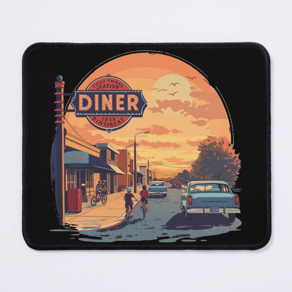 Item preview, Diner, Retro designed and sold by RisingWolfStudio.