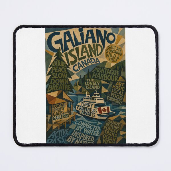 Item preview, Galiano Island Canada Montague Harbour Gulf Islands Escape designed and sold by Places On Earth.