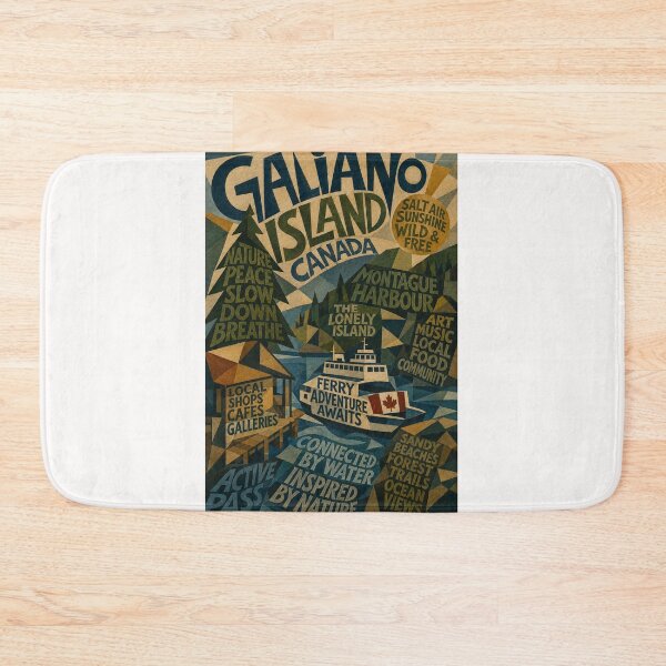 Item preview, Galiano Island Canada Montague Harbour Gulf Islands Escape designed and sold by Places On Earth.