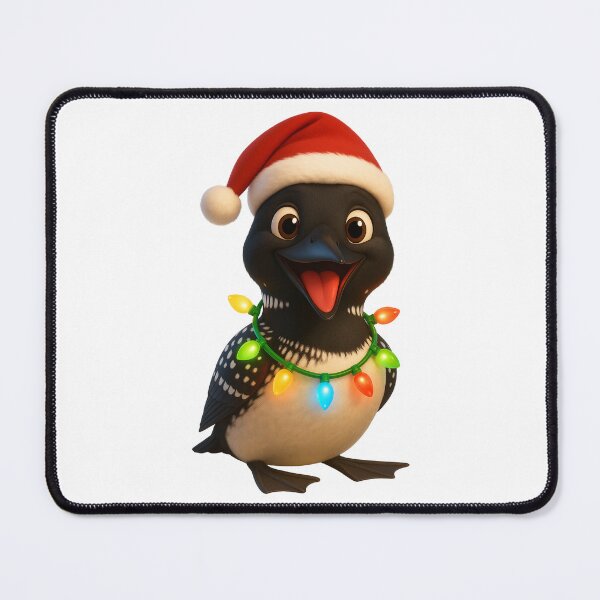 Item preview, Christmas Common Loon Duck designed and sold by Sillytoe.