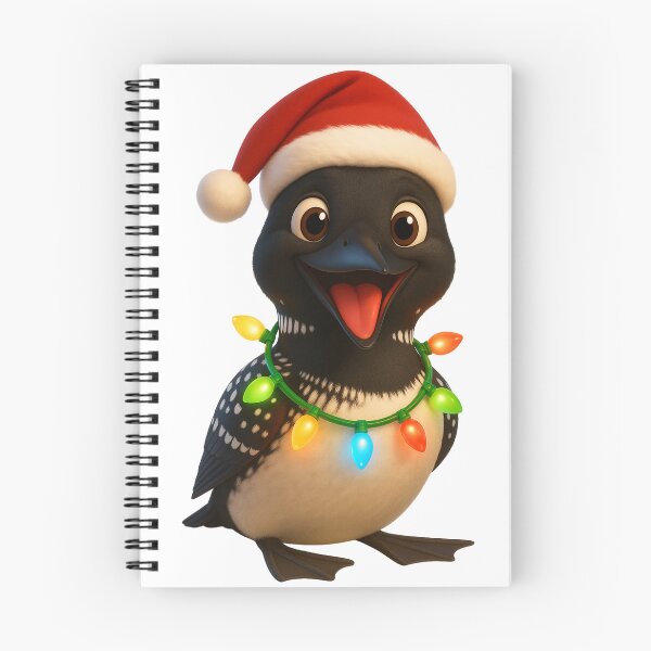 Item preview, Christmas Common Loon Duck designed and sold by Sillytoe.