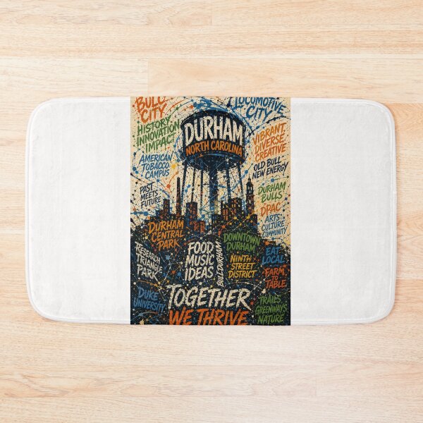 Item preview, Durham North Carolina Bull City Innovation and Creative Culture designed and sold by Places On Earth.