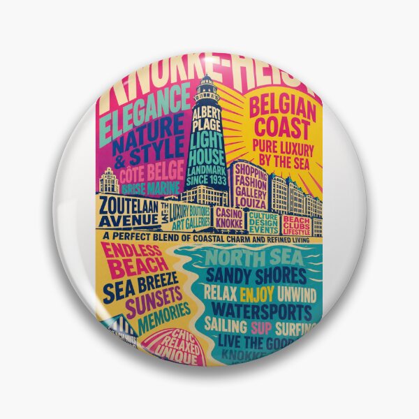 Item preview, Knokke-Heist Belgium Coast Albert Plage Lighthouse Luxury Seaside Escape designed and sold by Places On Earth.