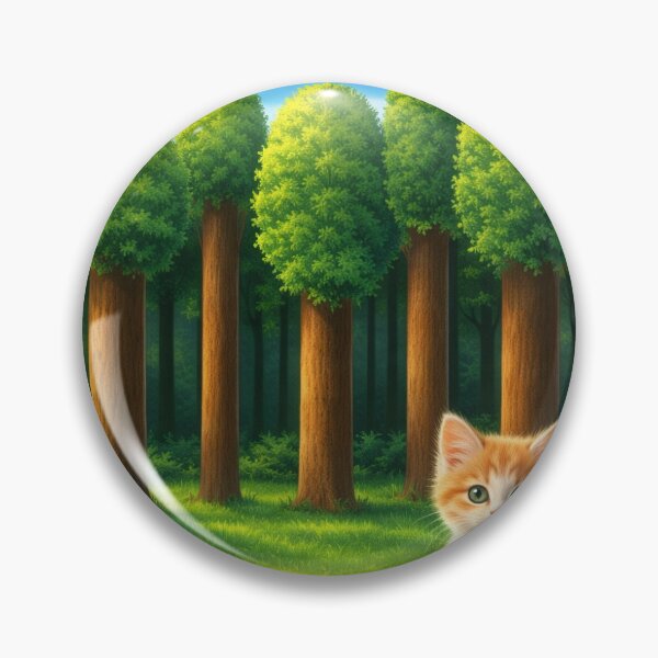 Item preview, AI Enhanced Forest(with Kitten) designed and sold by ThatUnknownOre.