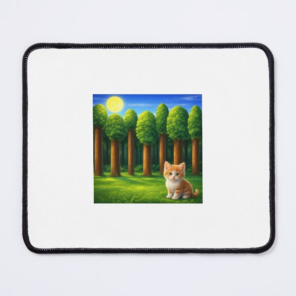 Item preview, AI Enhanced Forest(with Kitten) designed and sold by ThatUnknownOre.