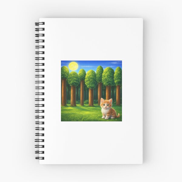 Item preview, AI Enhanced Forest(with Kitten) designed and sold by ThatUnknownOre.