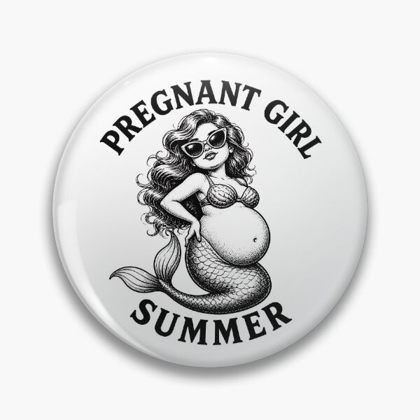 Item preview, Pregnant Girl Summer Beach Mermaid Funny Pregnancy Gear designed and sold by DynamicDesign.