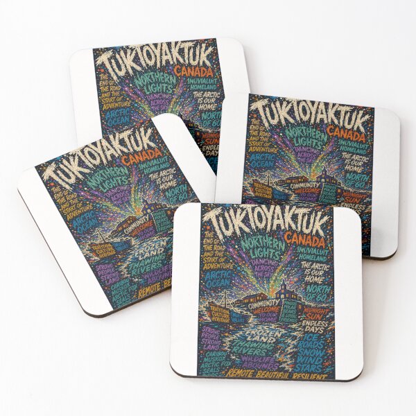 Item preview, Tuktoyaktuk Northwest Territories Inuit Homeland Northern Lights Arctic Adventure designed and sold by Places On Earth.