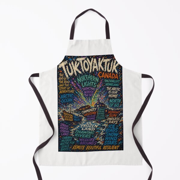 Item preview, Tuktoyaktuk Northwest Territories Inuit Homeland Northern Lights Arctic Adventure designed and sold by Places On Earth.