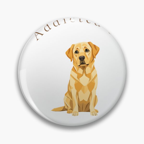 Item preview, Addicted to Labradors — Geometric Low-Poly Yellow Lab Dog Print Wall Art designed and sold by MoodsOfMine.