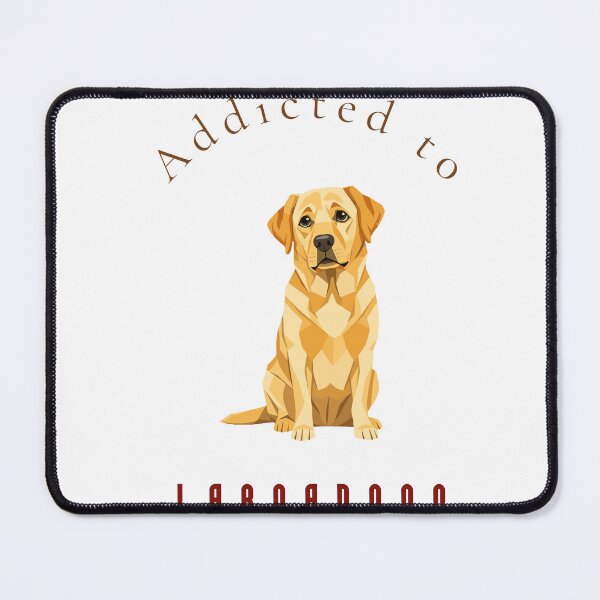 Item preview, Addicted to Labradors — Geometric Low-Poly Yellow Lab Dog Print Wall Art designed and sold by MoodsOfMine.