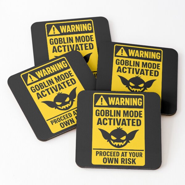 Item preview, ⚠️ WARNING Goblin Mode Activated – Proceed at Your Own Risk designed and sold by Zamoar.