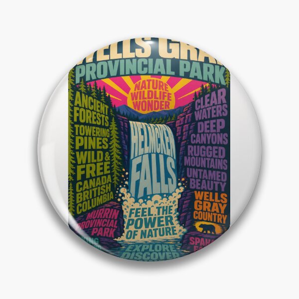 Item preview, Wells Gray Provincial Park Helmcken Falls British Columbia Wilderness Journey designed and sold by Places On Earth.