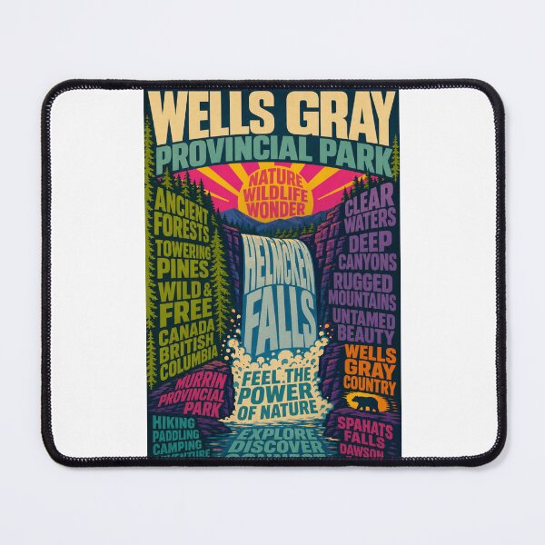 Item preview, Wells Gray Provincial Park Helmcken Falls British Columbia Wilderness Journey designed and sold by Places On Earth.