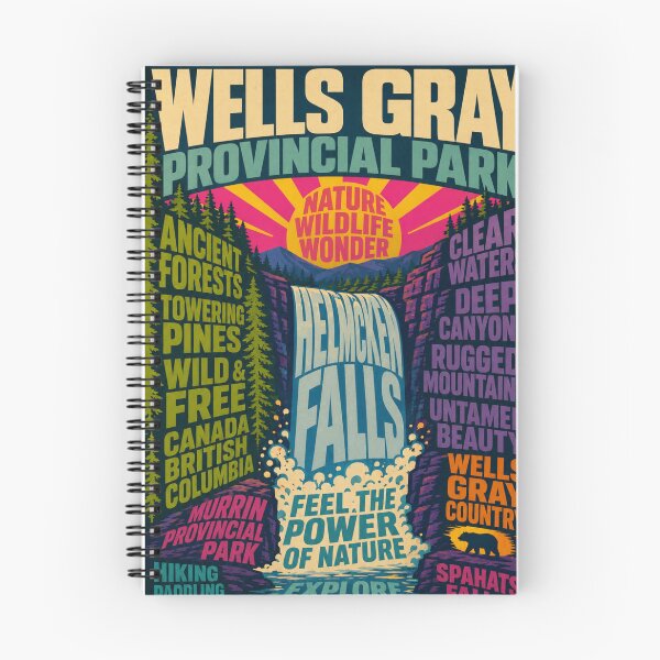 Item preview, Wells Gray Provincial Park Helmcken Falls British Columbia Wilderness Journey designed and sold by Places On Earth.