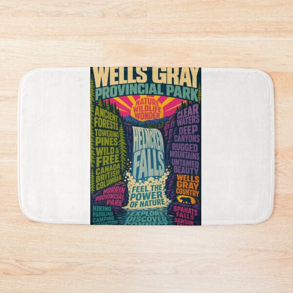 Item preview, Wells Gray Provincial Park Helmcken Falls British Columbia Wilderness Journey designed and sold by Places On Earth.