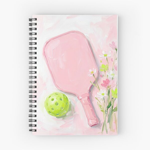 Item preview, Pink Pickleball Paddle and Ball designed and sold by Pastelle Art.