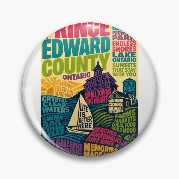 Item preview, Prince Edward County Ontario Wineries Sandbanks Lake Ontario Escape designed and sold by Places On Earth.