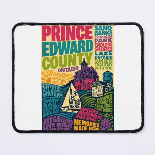 Item preview, Prince Edward County Ontario Wineries Sandbanks Lake Ontario Escape designed and sold by Places On Earth.