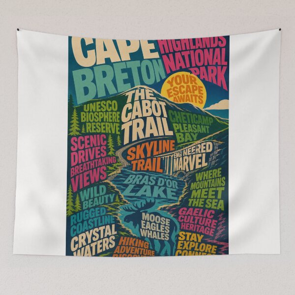 Item preview, Cape Breton Highlands National Park Cabot Trail Nova Scotia Coastline designed and sold by Places On Earth.
