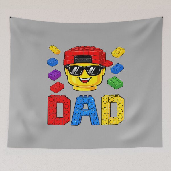 Item preview, Family Dad Master Builder Building Bricks Blocks Fathers Day_2 designed and sold by ArleneRowe.