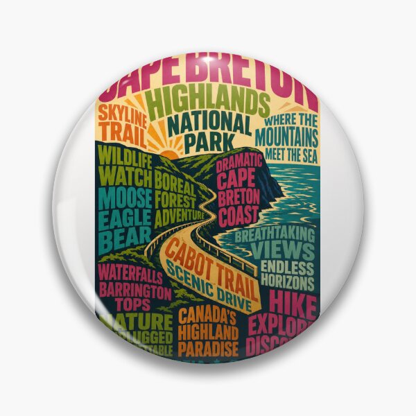 Item preview, Cape Breton Highlands Cabot Trail Nova Scotia Scenic Coastal Adventure designed and sold by Places On Earth.