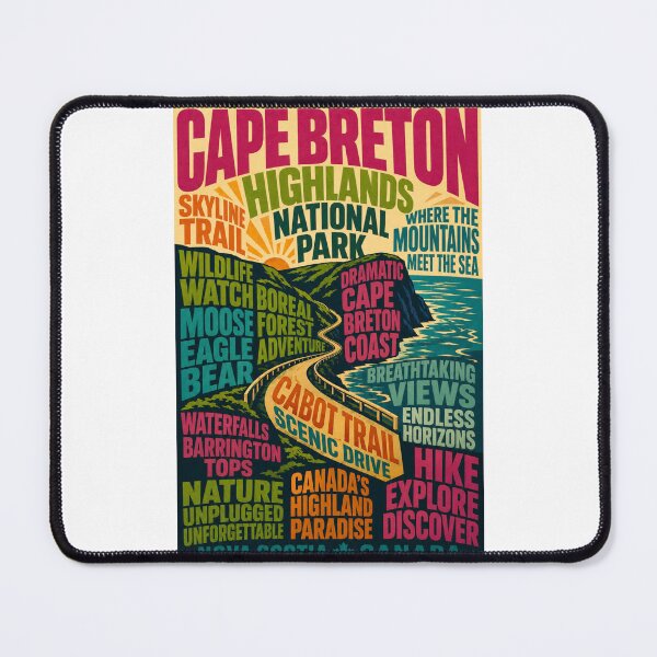 Item preview, Cape Breton Highlands Cabot Trail Nova Scotia Scenic Coastal Adventure designed and sold by Places On Earth.