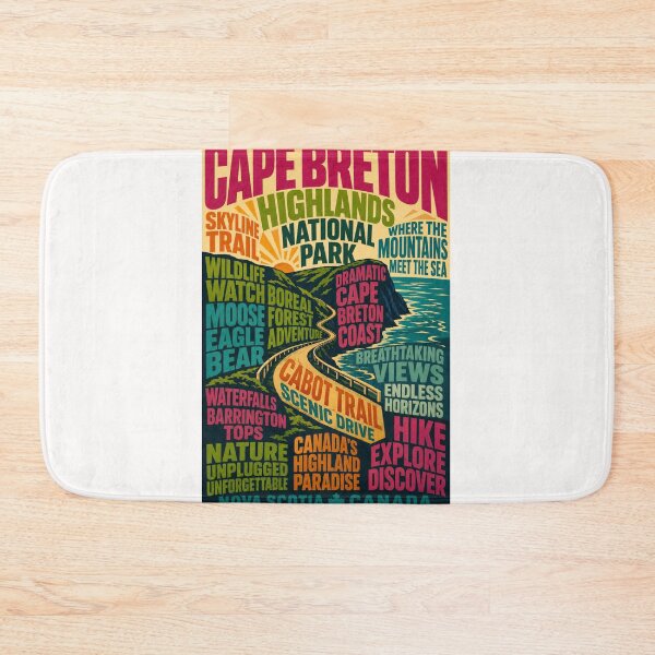 Item preview, Cape Breton Highlands Cabot Trail Nova Scotia Scenic Coastal Adventure designed and sold by Places On Earth.