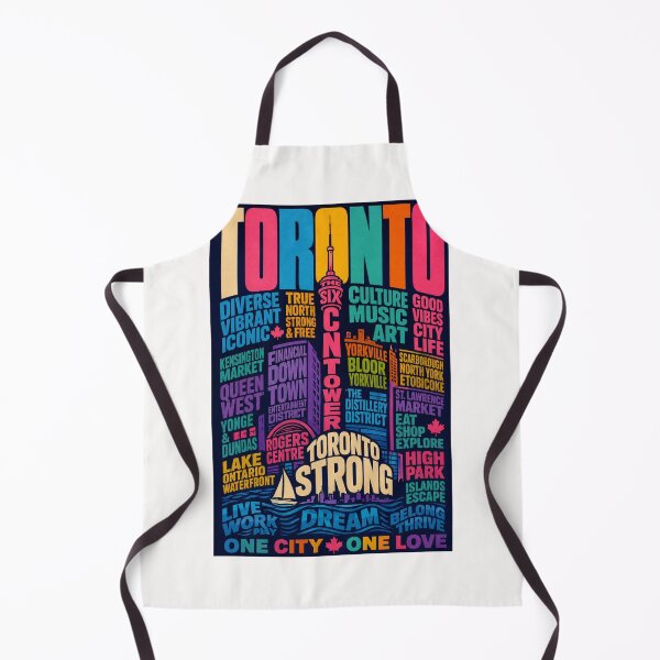 Item preview, Toronto Ontario CN Tower Skyline Yorkville Kensington Market City Life designed and sold by Places On Earth.