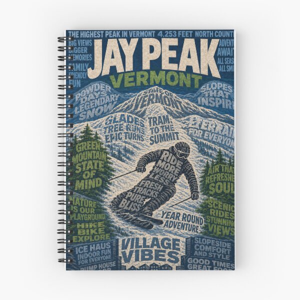 Item preview, Jay Peak Vermont Green Mountains Ski Resort Winter Adventure designed and sold by Places On Earth.