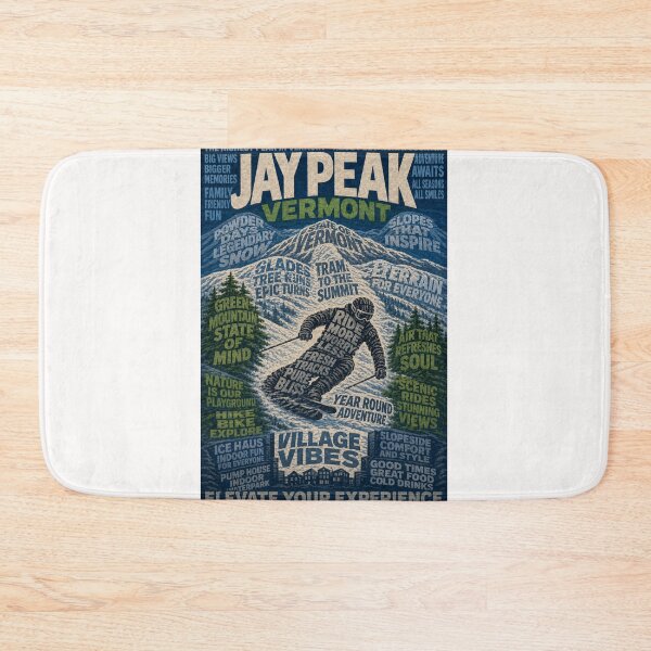 Item preview, Jay Peak Vermont Green Mountains Ski Resort Winter Adventure designed and sold by Places On Earth.