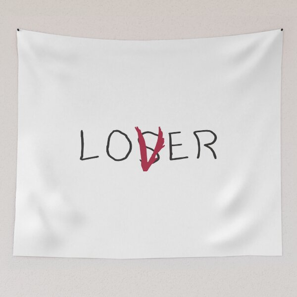 Item preview, Minimalist Lover / Loser Typography (illustration) designed and sold by mohammeDRT.