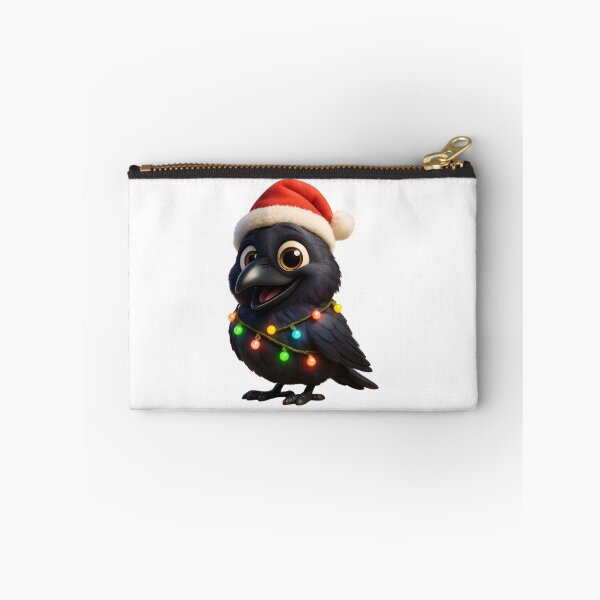Item preview, Christmas Common Raven designed and sold by Sillytoe.