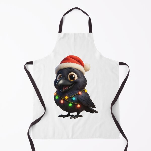Item preview, Christmas Common Raven designed and sold by Sillytoe.