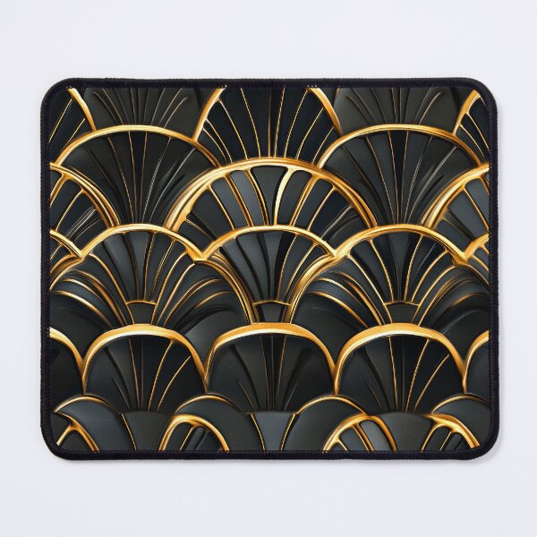 Item preview, Art Deco Elegant Golden And Black Vintage Pattern designed and sold by DEC02.