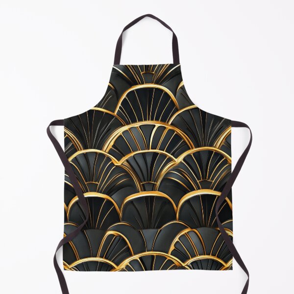 Item preview, Art Deco Elegant Golden And Black Vintage Pattern   designed and sold by DEC02.