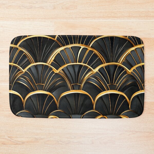 Item preview, Art Deco Elegant Golden And Black Vintage Pattern   designed and sold by DEC02.