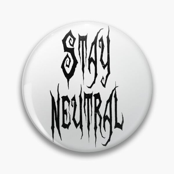 Item preview, Stay Neutral (Black Jumbo Print) designed and sold by The Power We Crave.