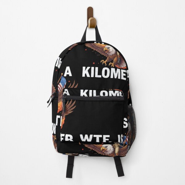 Item preview, WTF Is A Kilometer Funny Patriotic George Washington Eagle designed and sold by MillieRhodes.