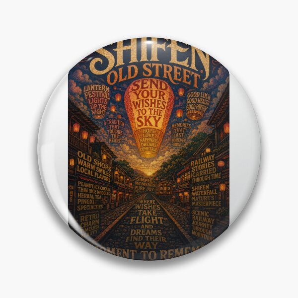 Item preview, Shifen Old Street Pingxi District Taiwan Lantern Festival Railway Heritage designed and sold by Aryabek.