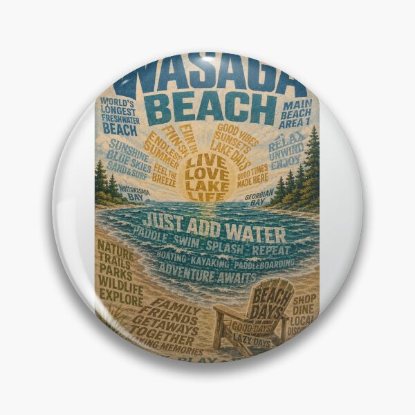 Item preview, Wasaga Beach Ontario Georgian Bay Summer Waterfront Escape designed and sold by Aryabek.