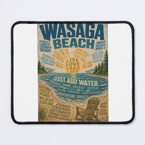 Item preview, Wasaga Beach Ontario Georgian Bay Summer Waterfront Escape designed and sold by Aryabek.