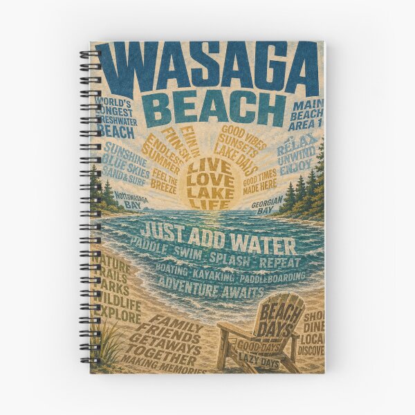 Item preview, Wasaga Beach Ontario Georgian Bay Summer Waterfront Escape designed and sold by Aryabek.