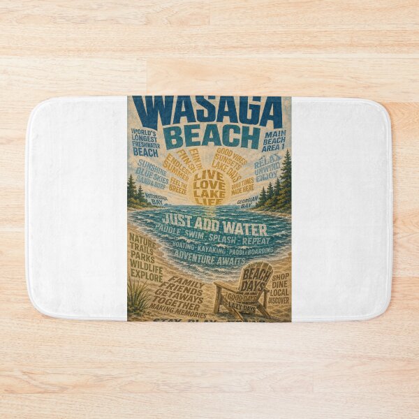 Item preview, Wasaga Beach Ontario Georgian Bay Summer Waterfront Escape designed and sold by Aryabek.