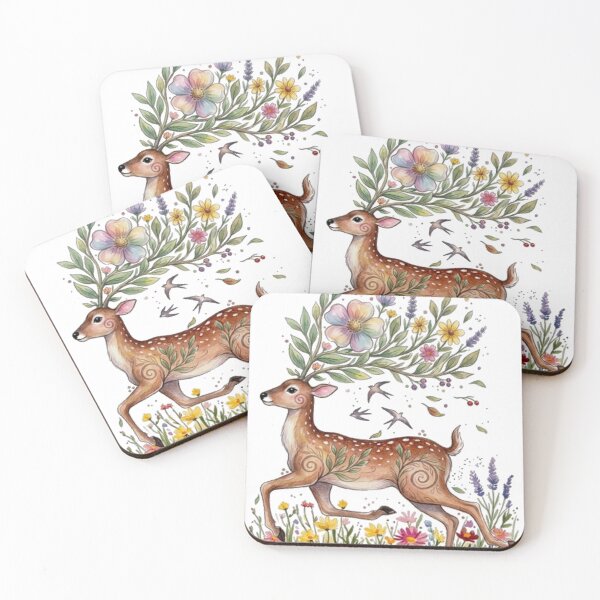 Item preview, Floral Fawn designed and sold by vectcd.
