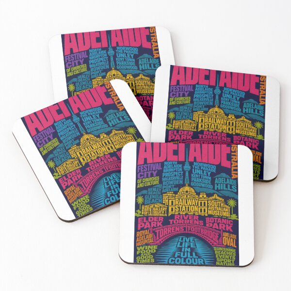 Item preview, Adelaide South Australia River Torrens Festival City Landmarks designed and sold by Aryabek.