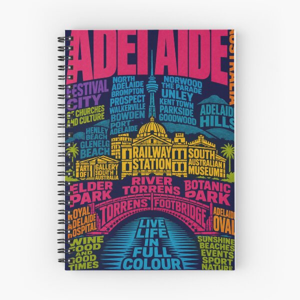 Item preview, Adelaide South Australia River Torrens Festival City Landmarks designed and sold by Aryabek.