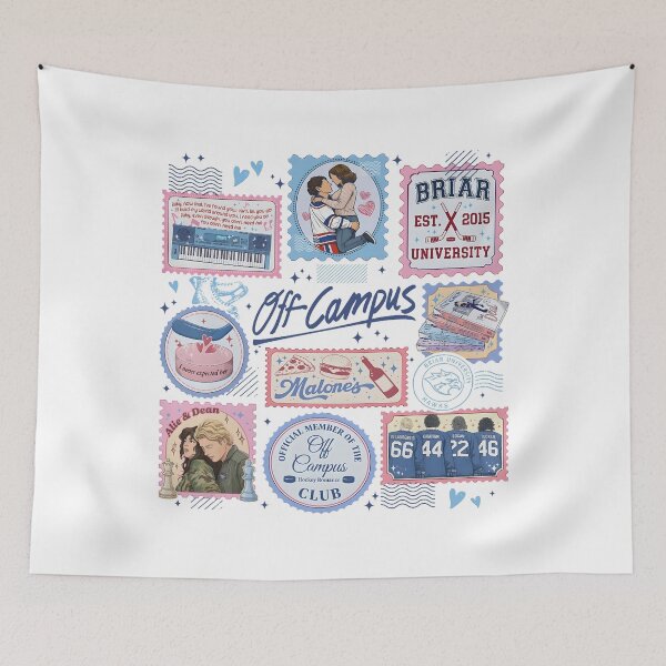 Item preview, Off Campus Hockey Stamps Briar University  designed and sold by Achkalona.